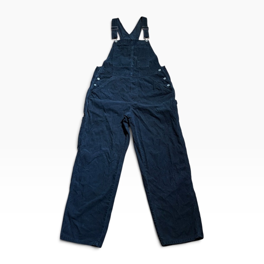 Vintage Old Navy Corduroy Overalls Bib Dungarees Hammer Loop